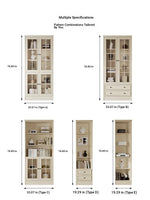 Elegant Cherry Wood Glass Cabinet - Stylish Storage Solution for Home Decor hl-4880