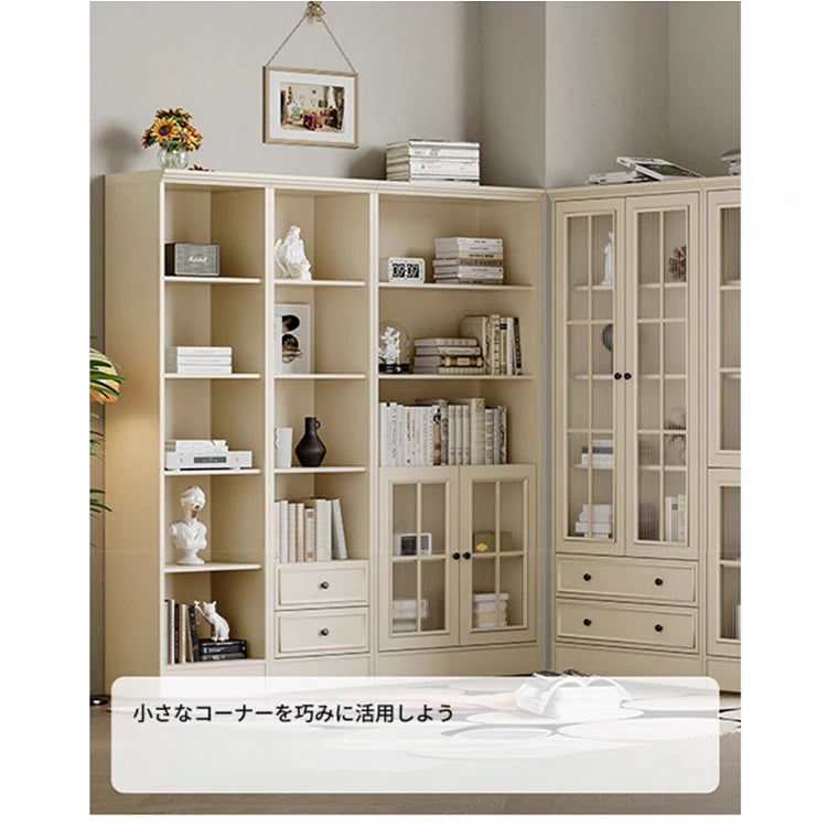 Elegant Cherry Wood Glass Cabinet - Stylish Storage Solution for Home Decor hl-4880