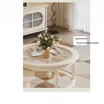 Elegant Cherry Wood Tea Table with Tempered Glass Top - Stylish Living Room Centerpiece hl-4881