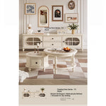 Elegant Cherry Wood Tea Table with Tempered Glass Top - Stylish Living Room Centerpiece hl-4881