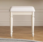 Cherry Wood Stool with Techno Fabric Cushion – Elegant & Stylish Seating for Any Room hl-4887