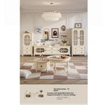 Elegant Cherry Wood and Pine Glass Cabinet Set for Stylish Home Storage hl-4889