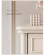 Cherry Wood Pine Bedside Cupboard with 3 Drawers – Elegant Nightstand for Bedroom Storage and Decor hl-4890