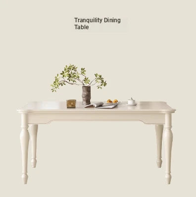 Elegant Cherry Wood Dining Table - Classic Design for Your Home Perfect for Family Gatherings hl-4891