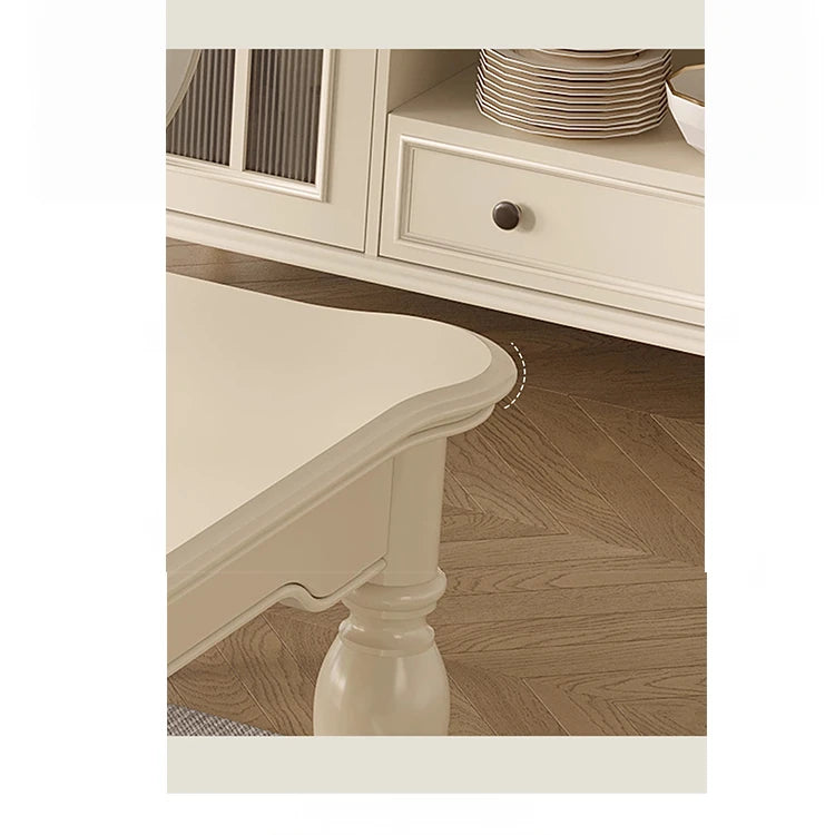 Elegant Cherry Wood Dining Table - Classic Design for Your Home Perfect for Family Gatherings hl-4891