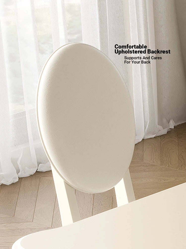 Stylish Cherry Wood Dining Chair with Comfortable Techno Fabric Seat - Perfect for Modern Homes hl-4892