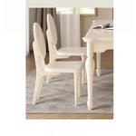 Stylish Cherry Wood Dining Chair with Comfortable Techno Fabric Seat - Perfect for Modern Homes hl-4892