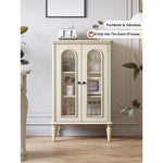 Elegant Cherry Wood Multi-Layer Glass Cabinet – Stylish Storage Solution for Home Décor hl-4894
