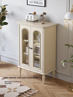 Elegant Cherry Wood Multi-Layer Glass Cabinet – Stylish Storage Solution for Home Décor hl-4894