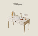 Elegant Cherry Wood Pine Table - Stylish Office and Home Desk for Productive Workspaces hl-4895