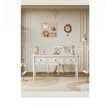 Elegant Cherry Wood Pine Table - Stylish Office and Home Desk for Productive Workspaces hl-4895