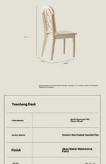 Elegant Cherry Wood Pine Table - Stylish Office and Home Desk for Productive Workspaces hl-4895