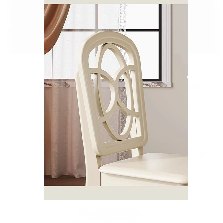 Elegant Cherry Wood Chair with Techno Fabric – Perfect for Modern Dining Spaces hl-4896