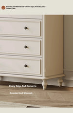 Elegant Cherry Wood Pine Cabinet with Glass Doors and Ample Storage - Perfect for Any Room hl-4897