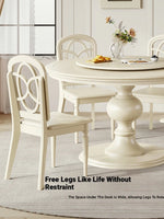 Elegant Cherry Wood Dining Table for Stylish Home Gatherings - Round Design with Classic Charm hl-4898