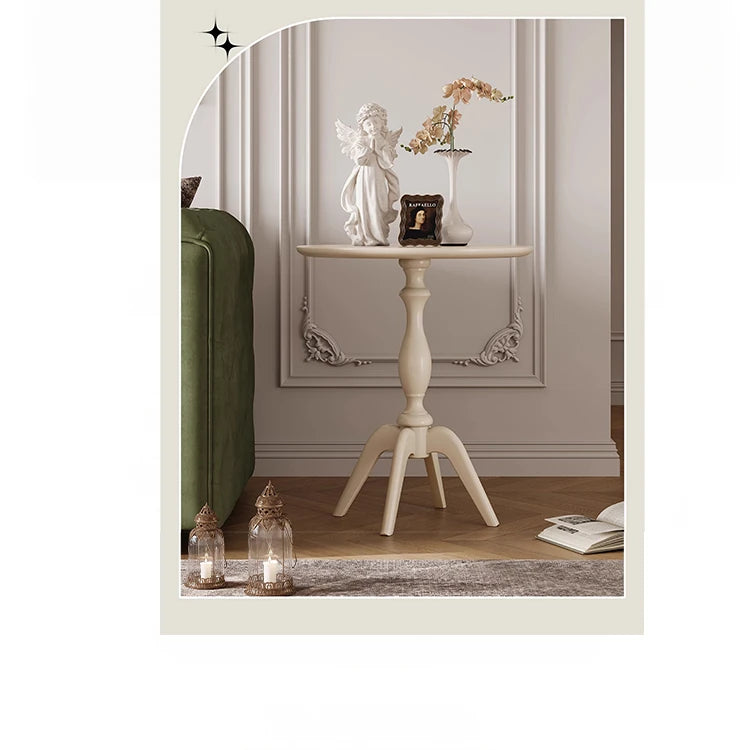Elegant Cherry Wood Tea Table - Timeless Design for Your Living Space hl-4901