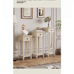 Elegant Cherry Wood Pine Storage Rack - Stylish & Functional Home Organizer - Perfect for Any Room hl-4902