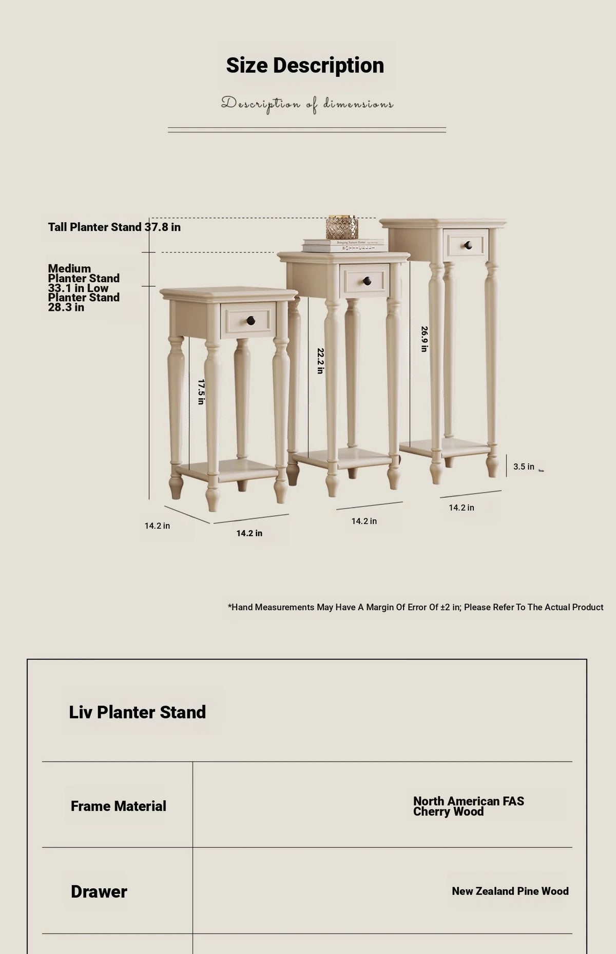 Elegant Cherry Wood Pine Storage Rack - Stylish & Functional Home Organizer - Perfect for Any Room hl-4902