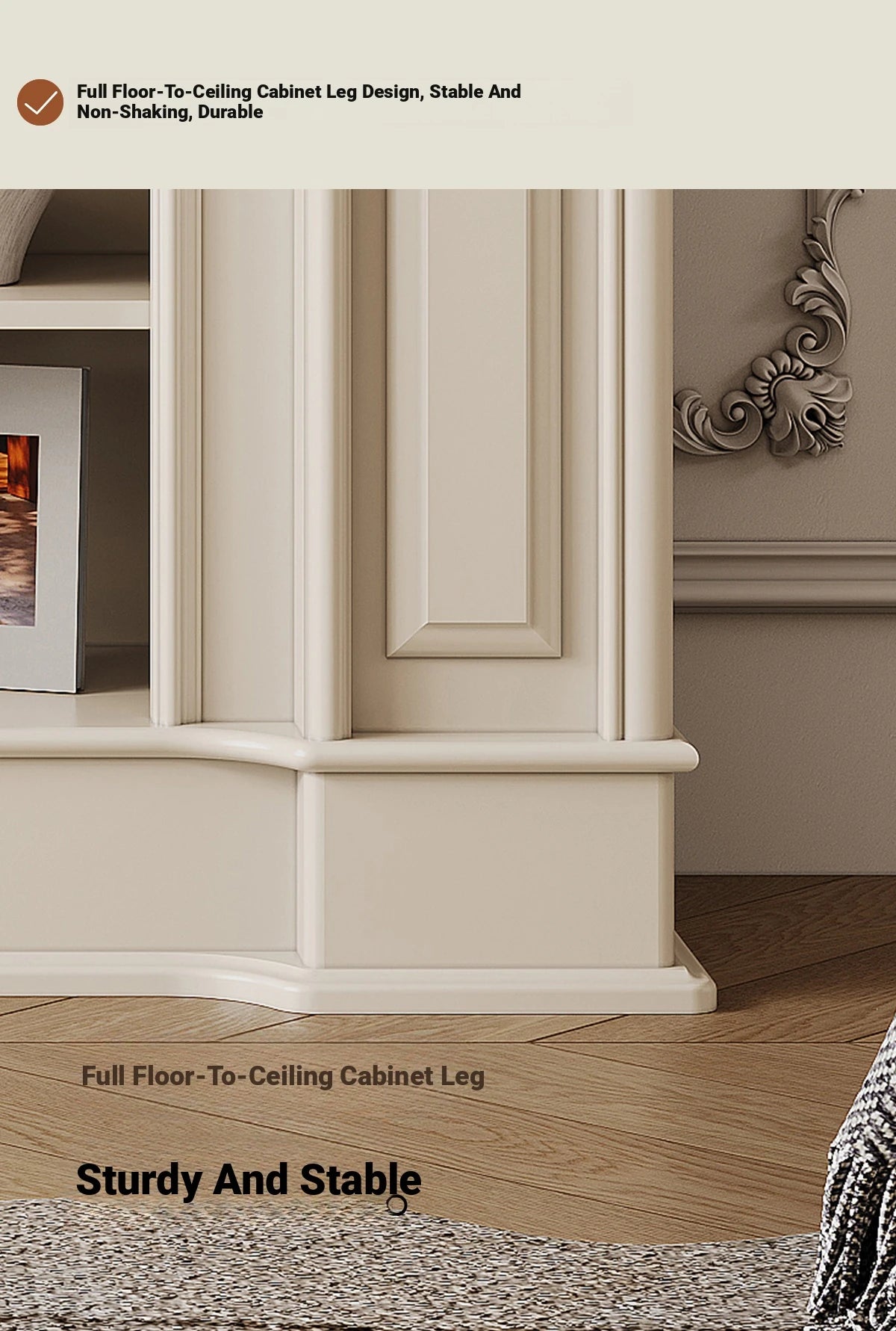 Elegant Cherry Wood Multi-Layer Board Cabinet – Stylish Storage Solution for Any Home hl-4903