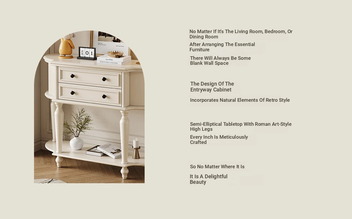 Elegant Cherry Wood Pine Cabinet with Dual Drawers - Stylish Storage Solution for Home Decor hl-4905