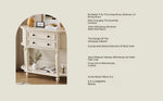 Elegant Cherry Wood Pine Cabinet with Dual Drawers - Stylish Storage Solution for Home Decor hl-4905