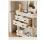 Elegant Cherry Wood Pine Cabinet with Dual Drawers - Stylish Storage Solution for Home Decor hl-4905