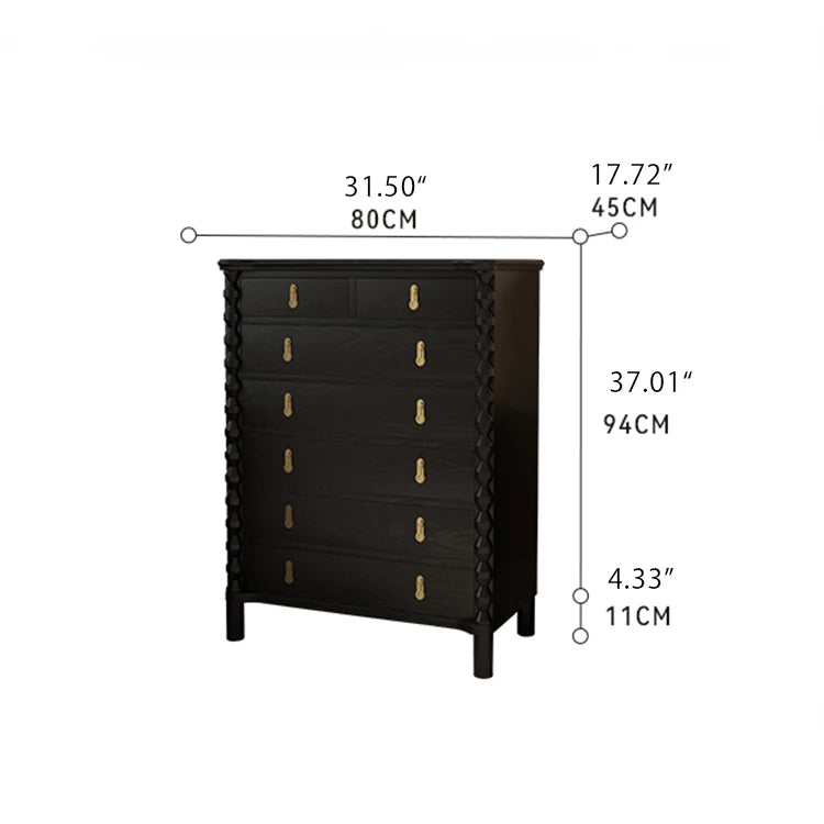 Sleek Ash Wood Cabinet with Elegant Gold Accents for Modern Living Spaces hld-4479