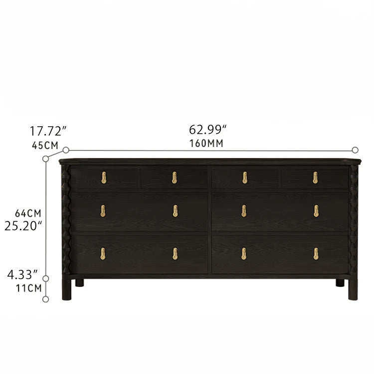 Elegant Ash Wood Cabinet - Modern Storage Solution for Stylish Living Rooms hld-4481