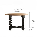 Elegant Ash Wood Dining Table - Stylish Multi-Layer Design for Modern Homes hld-4488