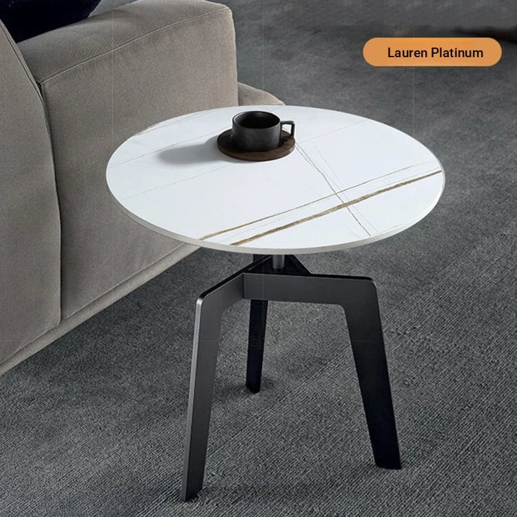 Modern Sintered Stone Side Table with Stylish Multi-Layer Design - Perfect for Living Room or Office Décor hldjj-3020