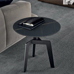 Modern Sintered Stone Side Table with Stylish Multi-Layer Design - Perfect for Living Room or Office Décor hldjj-3020