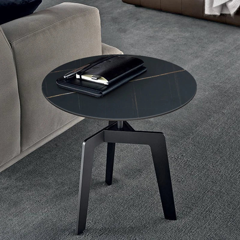 Modern Sintered Stone Side Table with Stylish Multi-Layer Design - Perfect for Living Room or Office Décor hldjj-3020