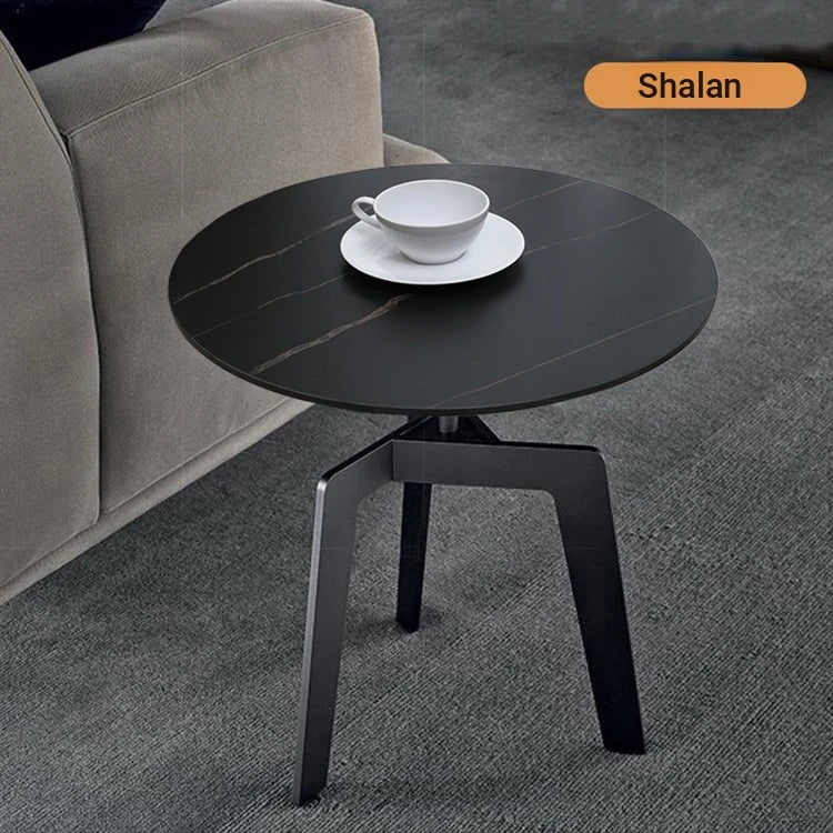 Modern Sintered Stone Side Table with Stylish Multi-Layer Design - Perfect for Living Room or Office Décor hldjj-3020