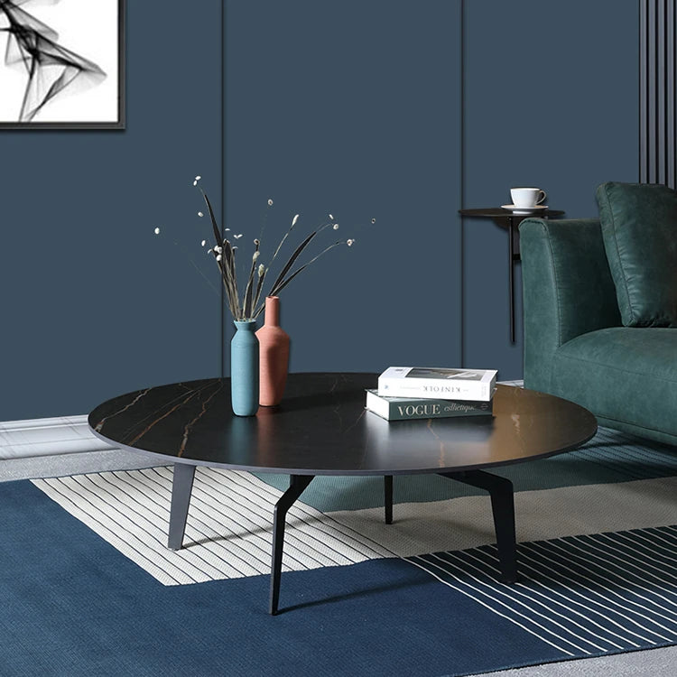 Elegant Sintered Stone Coffee Table - Modern Multi-layer Design for Chic Living Rooms hldjj-3021