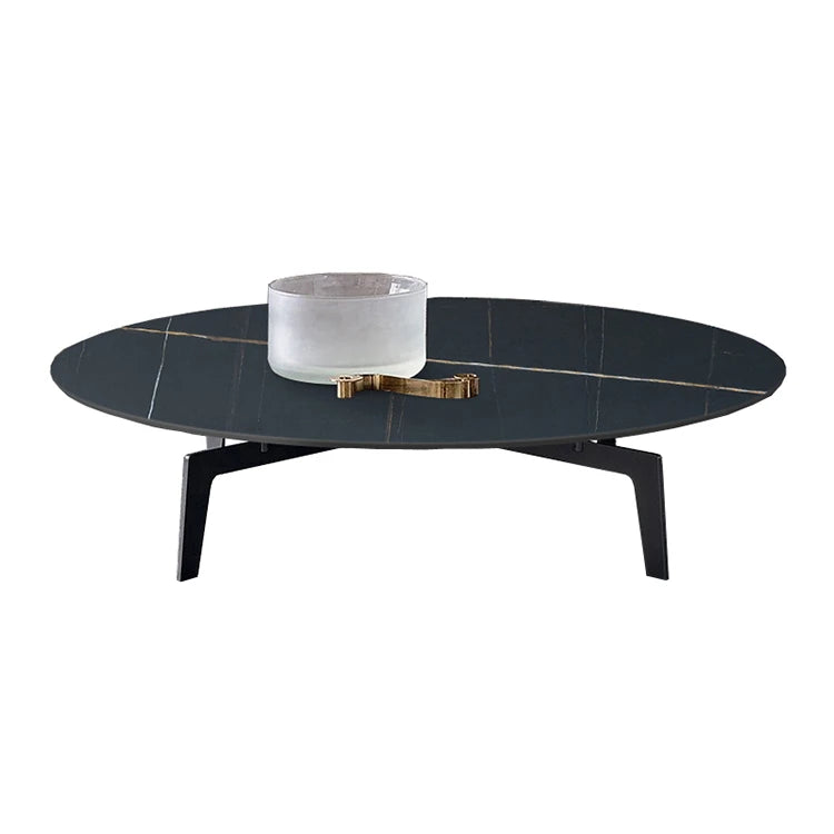 Elegant Sintered Stone Coffee Table - Modern Multi-layer Design for Chic Living Rooms hldjj-3021