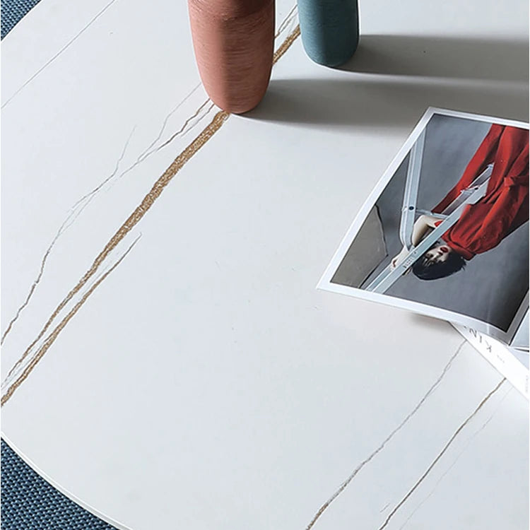 Elegant Sintered Stone Coffee Table - Modern Multi-layer Design for Chic Living Rooms hldjj-3021