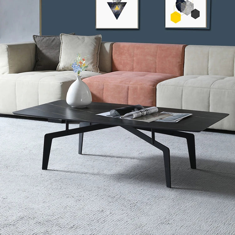 Modern Sintered Stone Coffee Table with Elegant Design - Perfect for Living Room Décor hldjj-3022