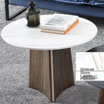 Elegant Sintered Stone Coffee Table Set - Modern Round Design for Living Room Decor hldjj-3023