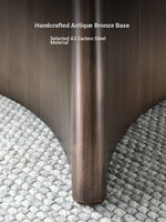 Elegant Sintered Stone Coffee Table Set - Modern Round Design for Living Room Decor hldjj-3023