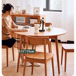 Premium Cherry Wood Finish Natural Wood Table - Elegant and Durable Design hldmz-704