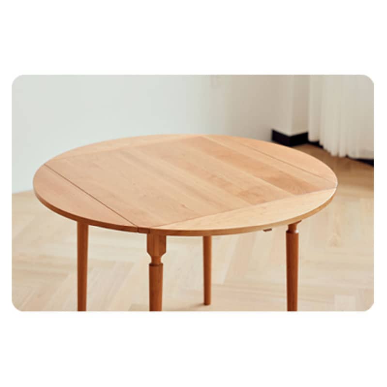 Stunning Cherry Wood Table with Copper Accents – Natural Wood Finish hldmz-710