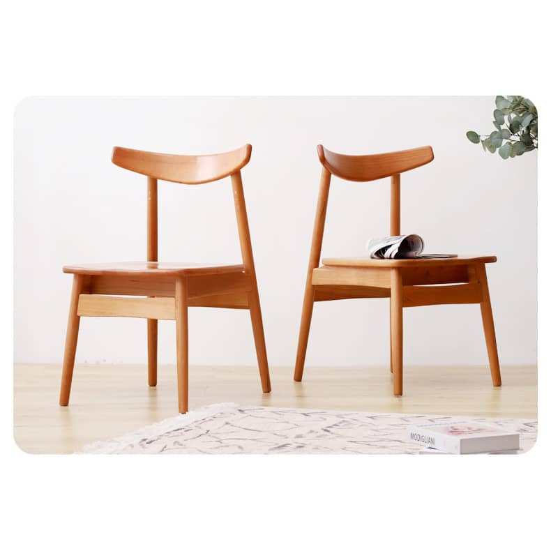 Natural Cherry Wood Chair - Elegant and Durable Seating for Your Home hldmz-714