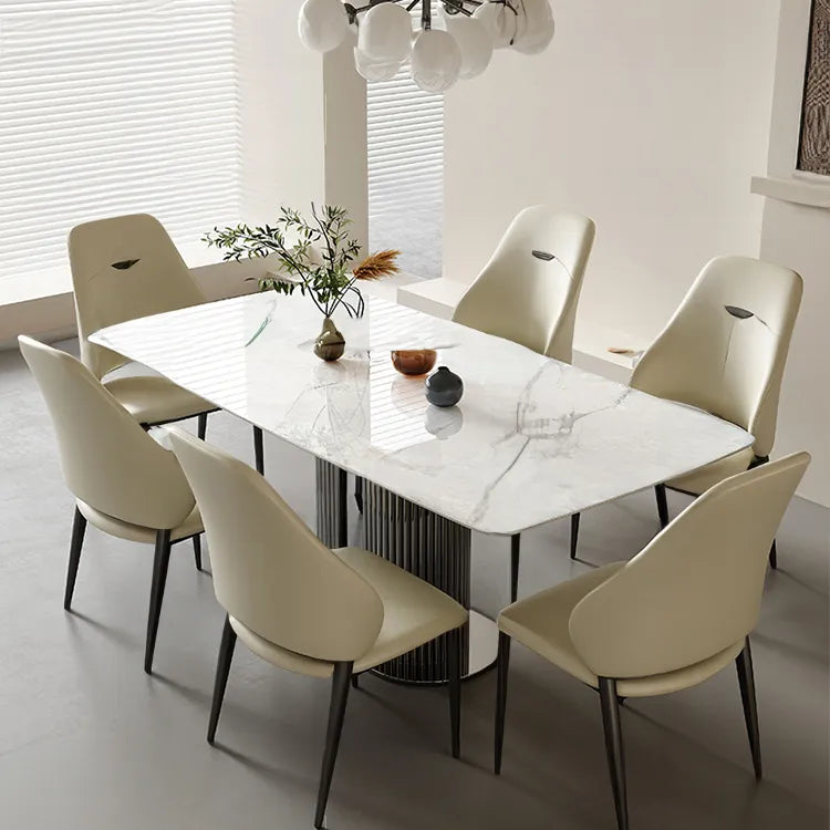 Elegant PU Leather Dining Chairs - Modern Comfort for Your Dining Room hlkwd-4107