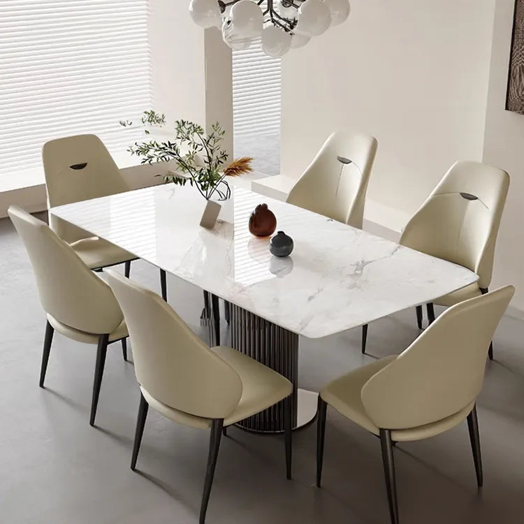 Elegant PU Leather Dining Chairs - Modern Comfort for Your Dining Room hlkwd-4107