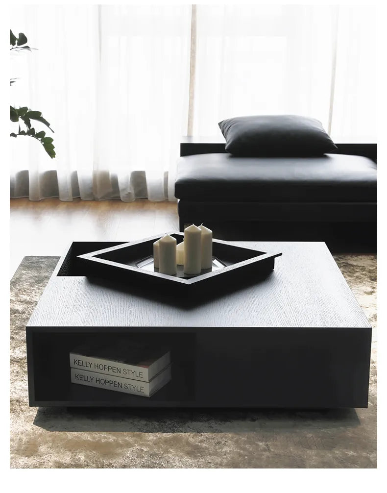 Modern Sleek Coffee Table with Durable Wood Finish - Perfect for Living Rooms hlkwd-4113