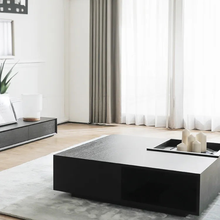 Modern Sleek Coffee Table with Durable Wood Finish - Perfect for Living Rooms hlkwd-4113