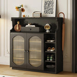 Stylish Glass Multi-Layer Cabinet with Sleek Storage Design for Modern Homes hlxl-4398