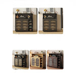 Stylish Glass Multi-Layer Cabinet with Sleek Storage Design for Modern Homes hlxl-4398