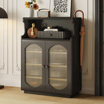 Stylish Glass Multi-Layer Cabinet with Sleek Storage Design for Modern Homes hlxl-4398