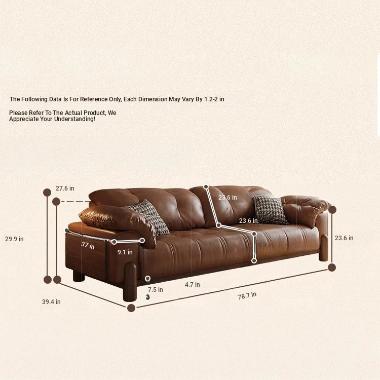Elegant Ash Wood Sofa with Soft Down Synthetic Leather Upholstery – Stylish Comfort for Your Living Room hly-3032